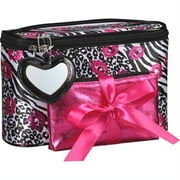 3pc Train Case Set-zebra Lips