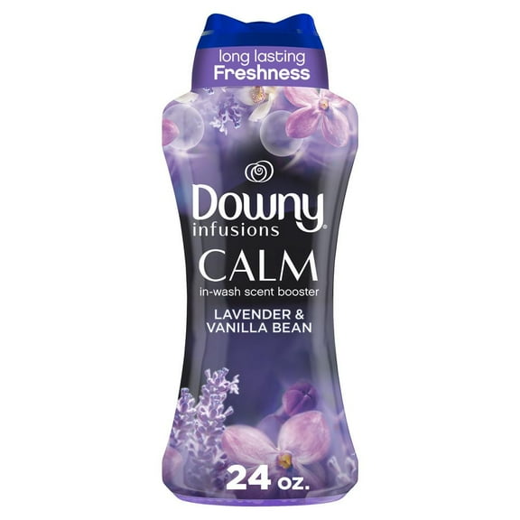 Downy Infusions Calm In-Wash Scent Booster Beads - Lavender & Vanilla - 24 oz- Pack of 2