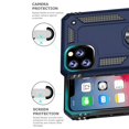 thumbnail image 6 of iPhone 11Pro 5.8 inch Case, Dteck Magnetic Shockproof Adsorption Hard Armor Ring Holder For Car Mount with Kickstand/Military Grade Drop Case For Apple iPhone 11 Pro 5.8", Blue, 6 of 8