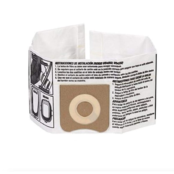 Bolsas de recolección de polvo RIDGID 23738 modelo tamaño C para aspiradora