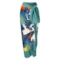 thumbnail image 3 of Swimsuit with Matching Cover Up Set,Women Floral Print Beach Swimsuit Tropical Bikini Swimwear Cover up Wrap Skirt Summer Holiday Outfit Bathing Suit, 3 of 3