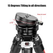 SUNWAYFOTO LB-68R 68mm 360°Panoramic Leveling Base Head for Tripod, 22 lbs (10kg) Load Capacity