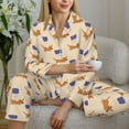 thumbnail image 6 of Sikiie Dachshund Women's Long-Sleeve Shirt and Full-Length Bottom Pajama Set (s-xxl)-Small, 6 of 7
