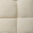 thumbnail image 6 of Loungie Floor Chairs Beige Microplush Foam Filling Steel Tube Frame, 6 of 7