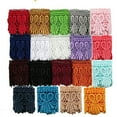 thumbnail image 2 of Altotux 1.75" 20 Colors Embroidered Floral Venice Lace Trim Guipure By 2 Yards (Navy), 2 of 2