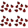 Set Of 24 Royal Icing Edible Ladybugs - Cupcake Toppers By Sugar Deco