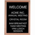 thumbnail image 1 of Aarco Products AOFD2418 Red Oak Framed Letter Board Message Center, 1 of 1