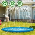 thumbnail image 3 of Almohadilla para salpicaduras de agua, almohadilla para salpicaduras de verano, actividades inflables en la piscina, juegos al aire libre, divertidos juguetes de agua para la familia., 3 of 4