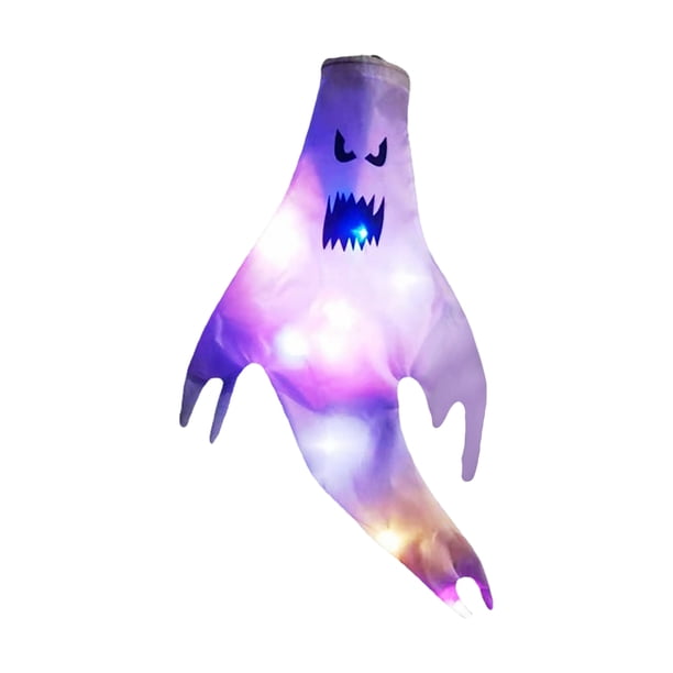 Luz colgante de Halloween Fantasma en forma de lámpara LED fantasma Colgante alimentado por batería Leyfeng Accesorios de Halloween