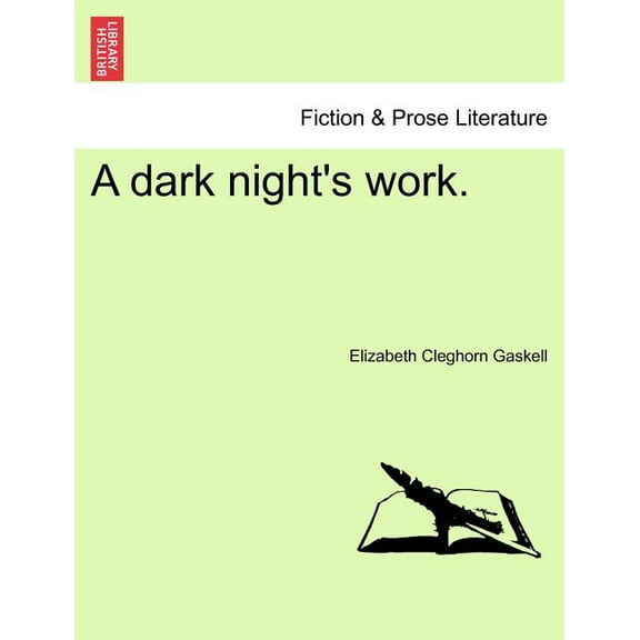A Dark Night's Work. (Paperback)