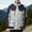 White, variant on Men's Insulated Jacket Ski Winter Coat Lightweight Insulated Waterproof Snow Jacket Hooded Windproof Warm Outerwear with Mutil Pockets