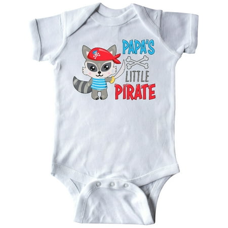 

Inktastic Papa s Little Pirate Cute Raccoon with Sword Gift Baby Boy or Baby Girl Bodysuit