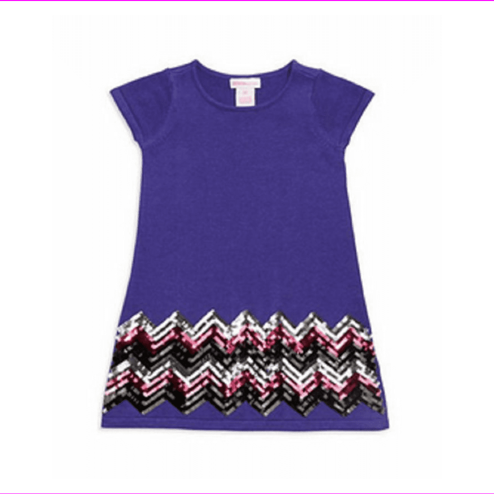 Design History Girls' Sequin Accented 