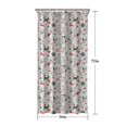 thumbnail image 5 of White Christmas Deer and Gift Pattern Shower Curtain 36"x72" ,Bathroom Decorative Shower Curtains Set with 12 Hooks,Modern Waterproof Washable Shower Curtain, 5 of 6