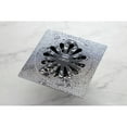 thumbnail image 7 of Kingston Brass BSF4161PB 4 in. Watercourse Sunburst Square Grid Shower Drain, Polished Brass, 7 of 7