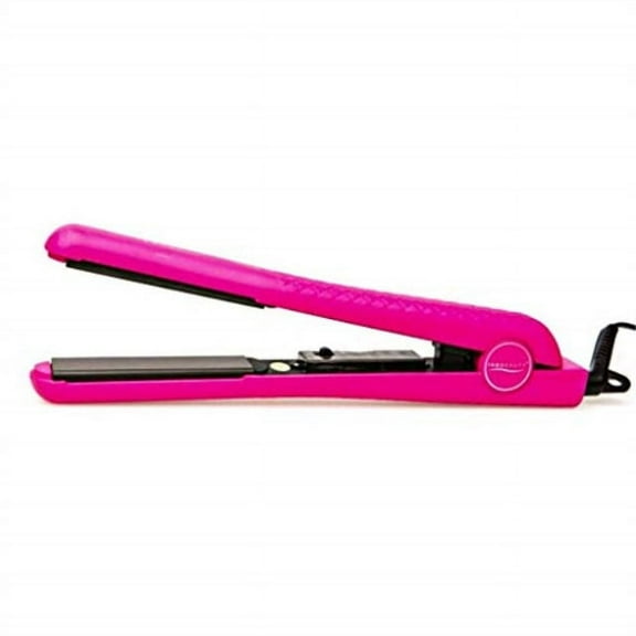 Pink Spectrum Pro 1.25" Ceramic Plates Flat Iron Straightener with Adjustable Temperature