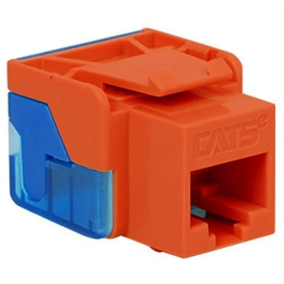 Cat 5e EZ Modular Connector, Orange