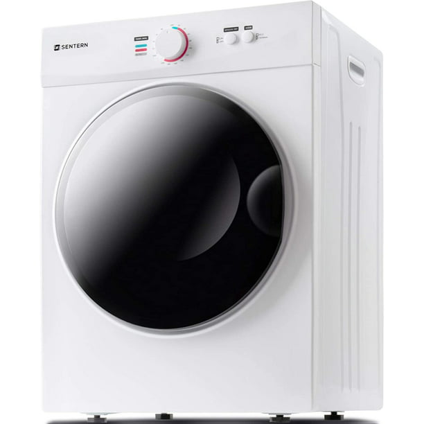 Sentern Compact Laundry Dryer Electric Portable Clothes Dryer With Stainless Steel Tub Easy Control Panel For 5 Drying Modes White Walmart Com Walmart Com
