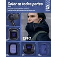 thumbnail image 4 of Audifonos Inalámbricos Pantalla Digital Reducción Ruido Ipx4 Color Azul Oscuro, 4 of 8