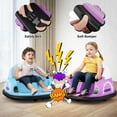 thumbnail image 4 of Costway Auto Tamponneuse Jouet Électrique 12 V à Rotation 360° pour Tout-Petits avec Télécommande Rose, 4 of 10