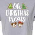 thumbnail image 3 of Disney - Oh Christmas Treats - Juniors Cropped Cotton Blend T-Shirt, 3 of 5