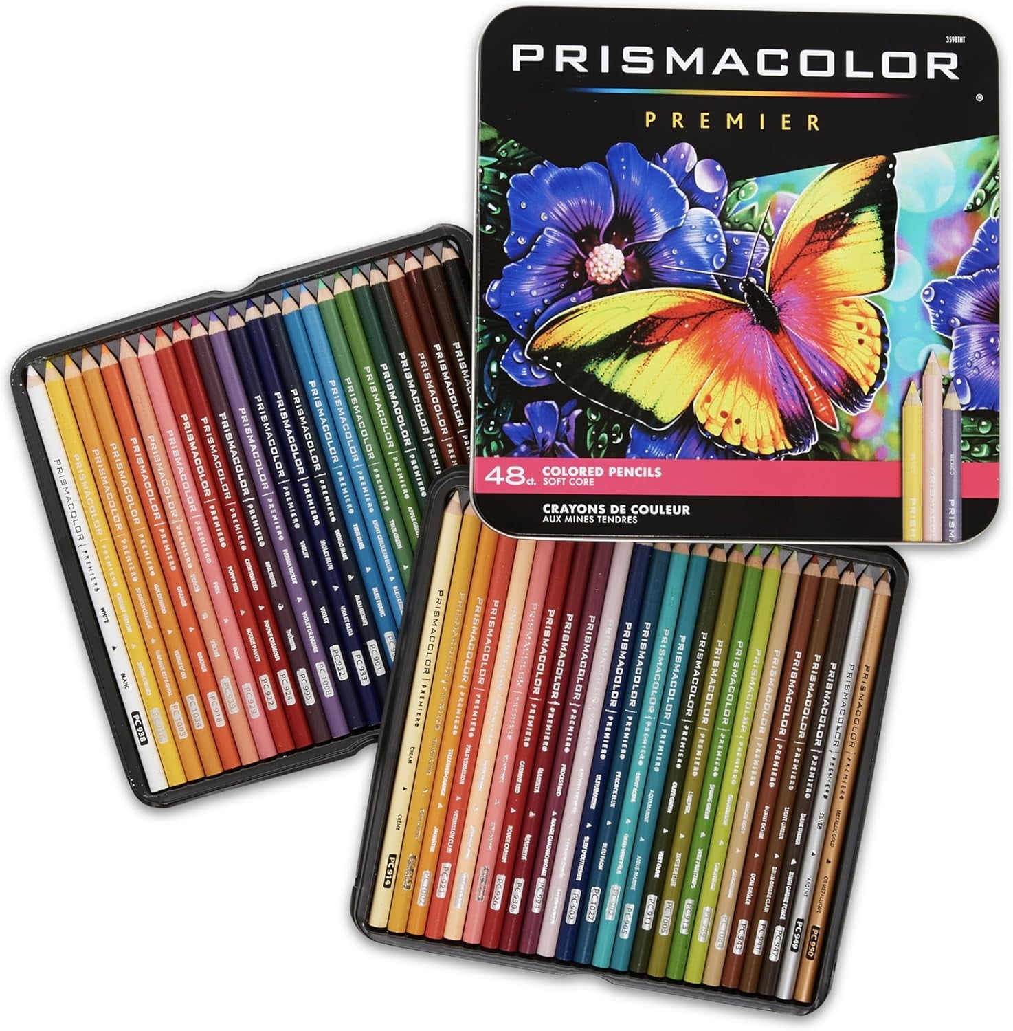 Prismacolor Premier Artist Grade Drawing Colored Pencils, Soft