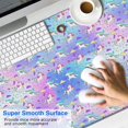 thumbnail image 2 of Long Mouse Pads for Desk,Rainbow Unicorn Pattern Desk Mats on Top Of Desks, Desk Mouse Pad Extra Large with 3mm Non-Slip Base and Stitched Edge for Gaming,Office,Work,Home 47.3"x23.6", 2 of 6