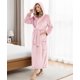 thumbnail image 2 of Bata NY Threads talla grande, rosa claro, felpa ligera con capucha, 2 of 6