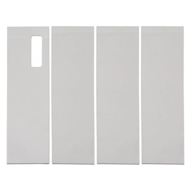 Pilar de la ventana de la puerta del automóvil, 4pcs Reemplazo del aplique del pilar de la puerta del acero inoxidable del ajuste del poste del pilar cromado de la ventana de la puerta