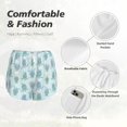 thumbnail image 4 of Balery Sea Turtle Pantalones cortos deportivos para mujer con forro y dos bolsillos, elásticos, para entrenamiento, gimnasio, yoga-XX-Large, 4 of 7