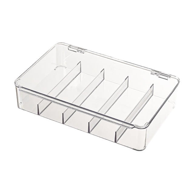 Organizador de gafas de sol, caja de almacenamiento con 5 ranuras para múltiples gafas, ligero, resistente al polvo, estuche para gafas, estuche para