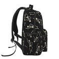 thumbnail image 3 of Honeii Happy Skeletons Dancing Print Backpack for Both Men and Women, Basic Bookbag for College, Work, or Travel,Rucksack Computer Bag-One Size, 3 of 5