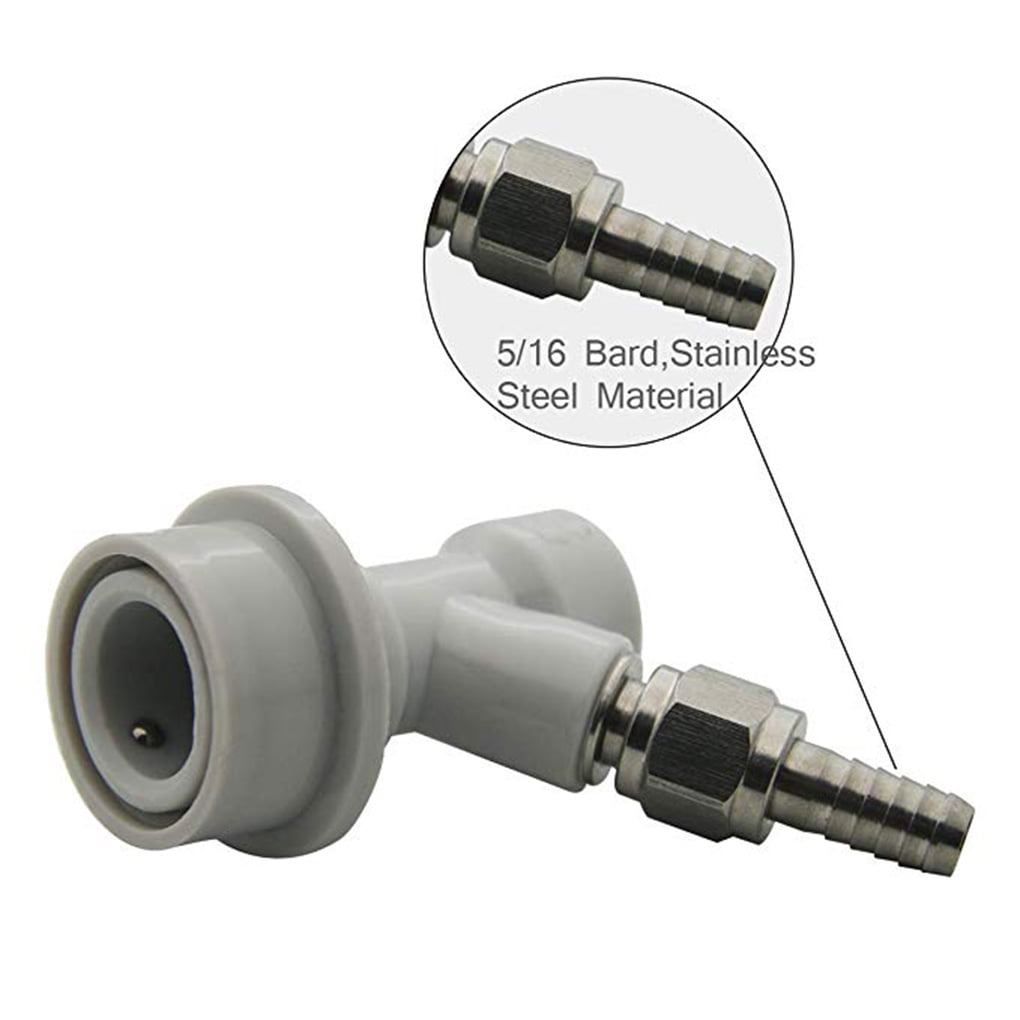 fashionhome 1 Pair Beer Faucet Connector Air Liquid Beer Keg Quick