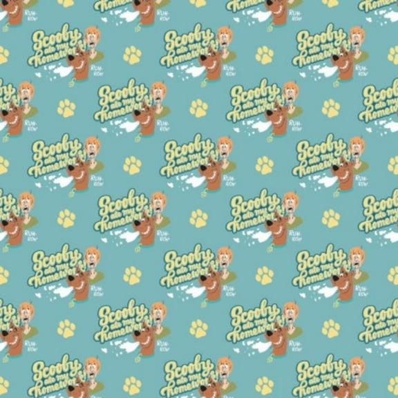 Scooby-Doo School Spirit Homework Cotton Fabric (1 yard)