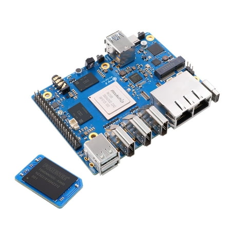 Orange Pi 5 Plus SSF20 4G with 32GB RK3588 8 Core 64 Bit Single Board Computer, 2.4GHz Frequency Open Source Development Board Run Orange Pi OS,Android,Debian,Ubuntu (OPi 5 Plus 4G+32GB eMMC)