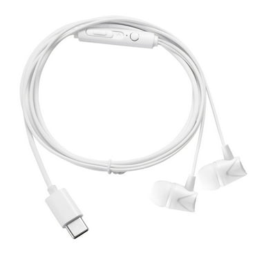 Corded Earbuds/Headset/Phone Calls/Headphones Bass Treble Microphone USB-C Plug