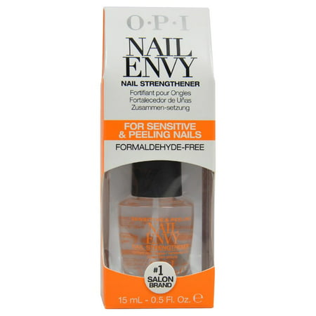 OPI Nail Envy Nail Strengthener, Fo Sensitive & Peeling Nails, 0.5 Fl