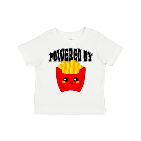 

Inktastic French Fries Powered by Fries Gift Toddler Boy or Toddler Girl T-Shirt