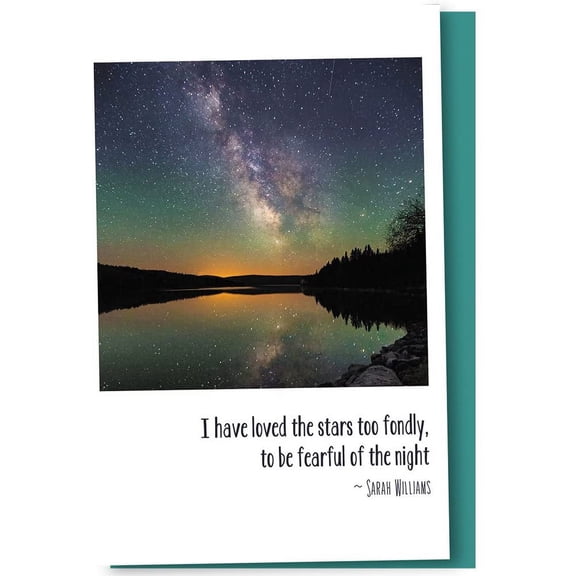 Tree-Free Greetings All Occasion Greeting Card 12 Pack, 4x6, Loved the Stars (FS93484)