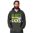 thumbnail image 3 of St Paddys Get In Your Licks Candy Owl Hoodie Sweatshirt Women Men Brisco Brands S, 3 of 6