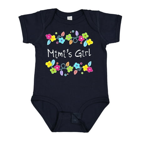 

Inktastic Mimis Girl- Bright Flowers Gift Baby Girl Bodysuit