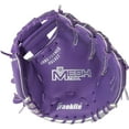 thumbnail image 2 of Franklin Sports Meshtek Teeball Fielding Glove with Ball - Left Hand Throw - 9.5" - Purple/Chrome, 2 of 5
