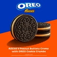 thumbnail image 4 of OREO REESE'S Peanut Buttery Creme Chocolate Sandwich Cookies, Limited Edition, 10.81 oz, 4 of 14