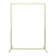 thumbnail image 2 of Tachiuwa Metal Arch Backdrop Stand Balloon Arch Frame Stable Elegant Portable Balloon Arch Stand Wedding Arch Stand for Ceremony Party Gold, 2 of 10