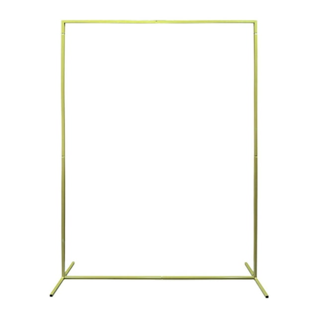 Rongfmy Metal Arch Backdrop Stand Arch Frame for Graduation Anniversary Photo Shoots Gold