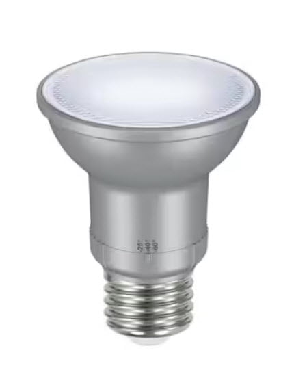 EcoSmart LED 6W (50W Equivalent) Bright White Dimmable Light Bulbs, Adjustable Beam Angle (2 Pack)