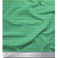 thumbnail image 1 of Soimoi Green Cotton Voile Fabric Geometric Abstract Decor Fabric Printed Yard 56 Inch Wide, 1 of 3