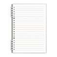 thumbnail image 2 of A5 Transparent -Bound Notebook with Detachable Pages, Soft Cover, Thick Paper, for High School Students, Study Notes, Sketching, To-Do Lists, 2 of 6