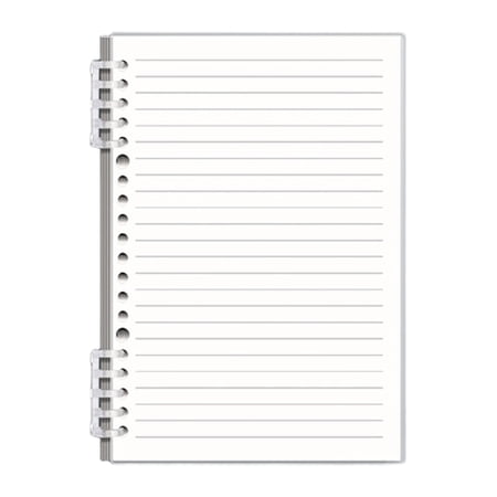 Yhmxh Spiral Notebook with Clear Cover Lined Paper Paper Page Spiral College Notebook Thick Paper Journal Notepad for Note Taking Planning Writing A5 Size Durable Hardcover Spiral Notebooks