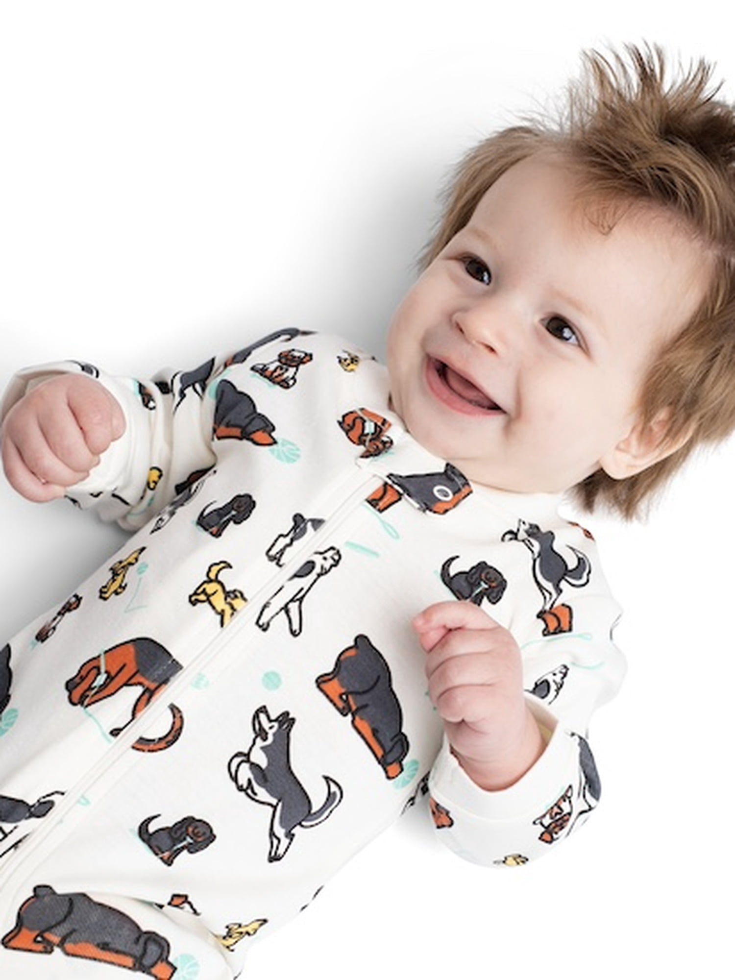 M+A by Monica + Andy, Organic Cotton One-Piece Coverall, Sizes Newborn - 18-24 Months